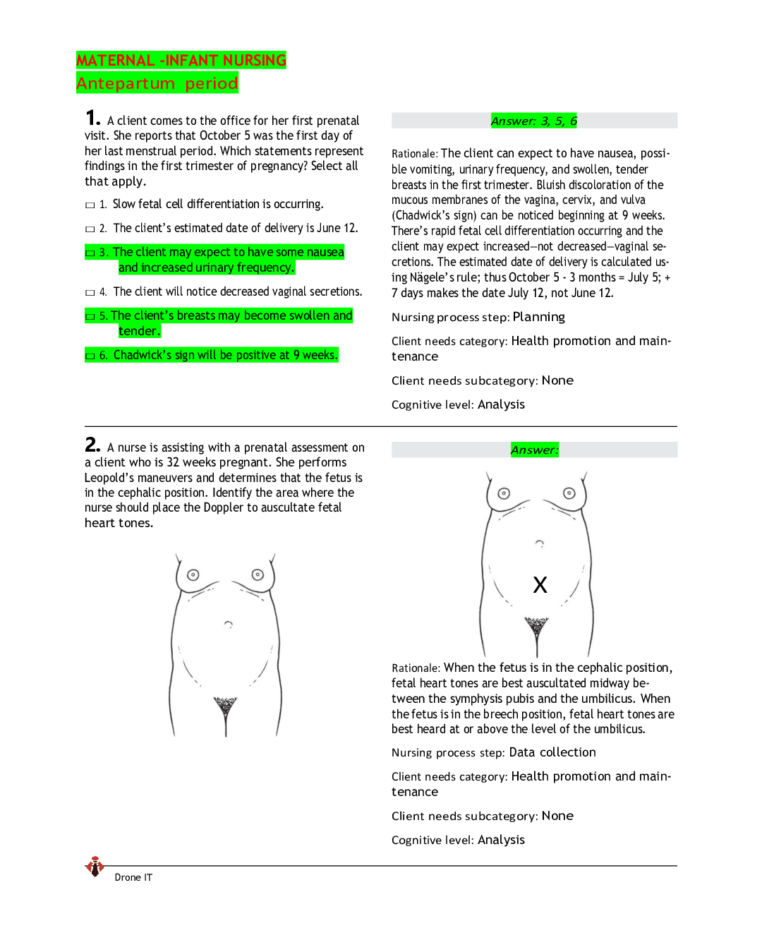 Preview image for Exam (elaborations) NCLEX 2021/2022 Pre-Exam Questions -2021/2022 Latest